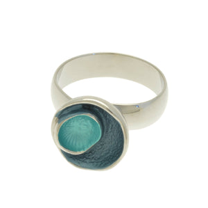 Miss Milly Teal Green Adjustable  Ring