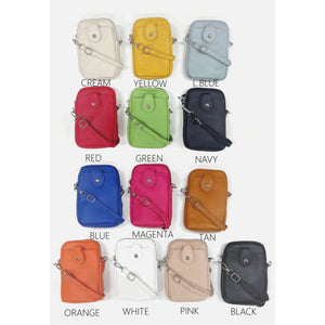 Molly Mobile Phone Pouch/ Cross Body Bag - Choice of colours