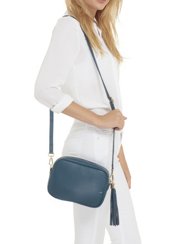 Jenna Italian Leather Camera-Style Bag - Choice of colours