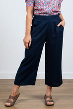 Load image into Gallery viewer, Lily &amp; Me Drift Wide Leg Trousers - Navy