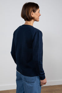 Lily & Me Camellia Cardigan - Navy