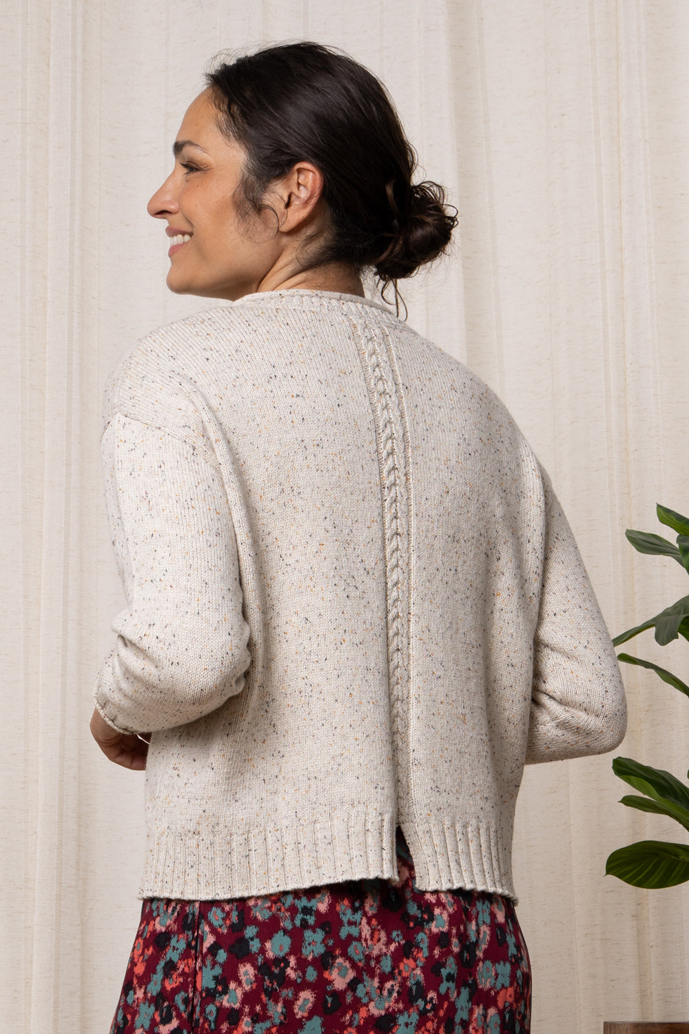 Lily & Me Knitted Crew Neck Jumper - Oatmeal