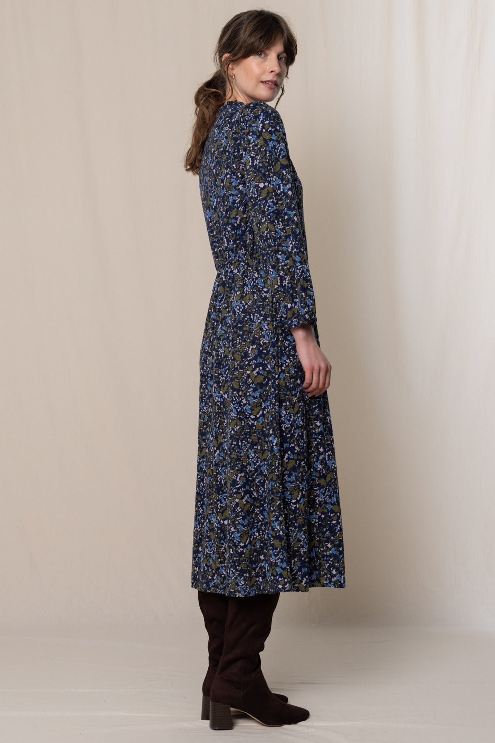 Lily & Me Braidstone Organic Jersey Dress Joyce - Navy