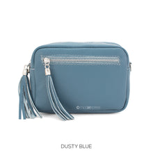 Load image into Gallery viewer, Gemma Italian Leather Camera-Style Bag with Tassels - Choice of colours