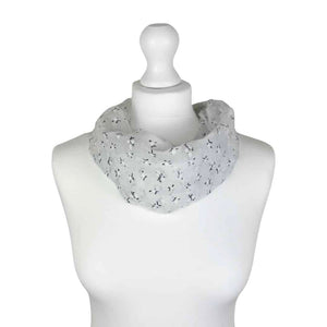 Summer Blossom Print Magnetic Scarf - Choice of colours