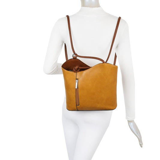 Daniella Convertible Backpack/ Shoulder Bag - Choice of colours