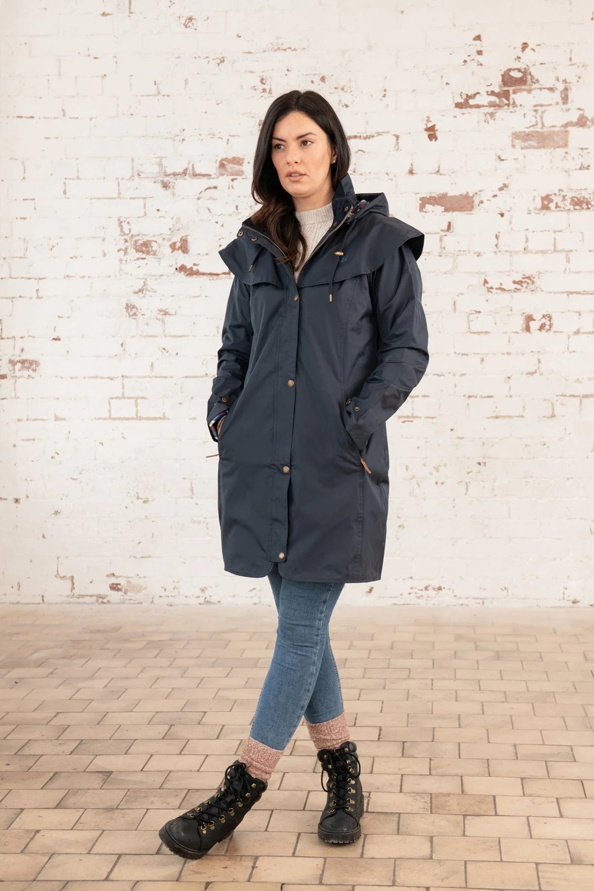 Lighthouse Outrider Rain Coat - Navy