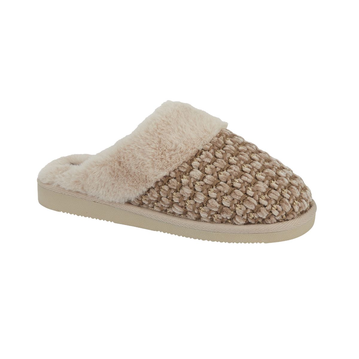 Jo & Joe Persian Mule Slippers - Beige