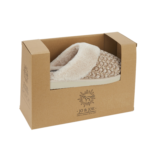 Jo & Joe Persian Mule Slippers - Beige