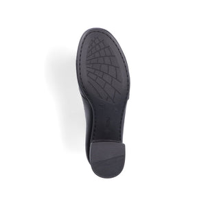 Rieker 41657 Ladies Slip On Leather Shoes - Black