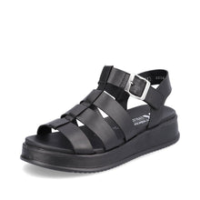 Load image into Gallery viewer, Rieker Evolution W0804 Black Sandals
