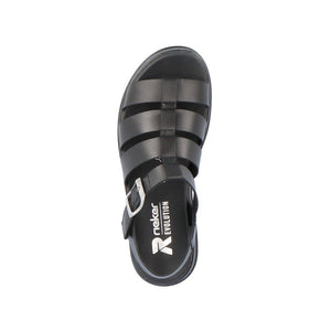 Rieker Evolution W0804 Black Sandals