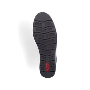 Reiker L4881 Ladies Slip On Leather Shoes - Black