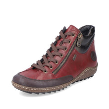 Load image into Gallery viewer, Reiker L7500 Ladies Boots with Zipper -  Berry Red