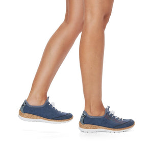 Rieker Slip-On Shoes/ Trainers N42T0 - Denim Blue