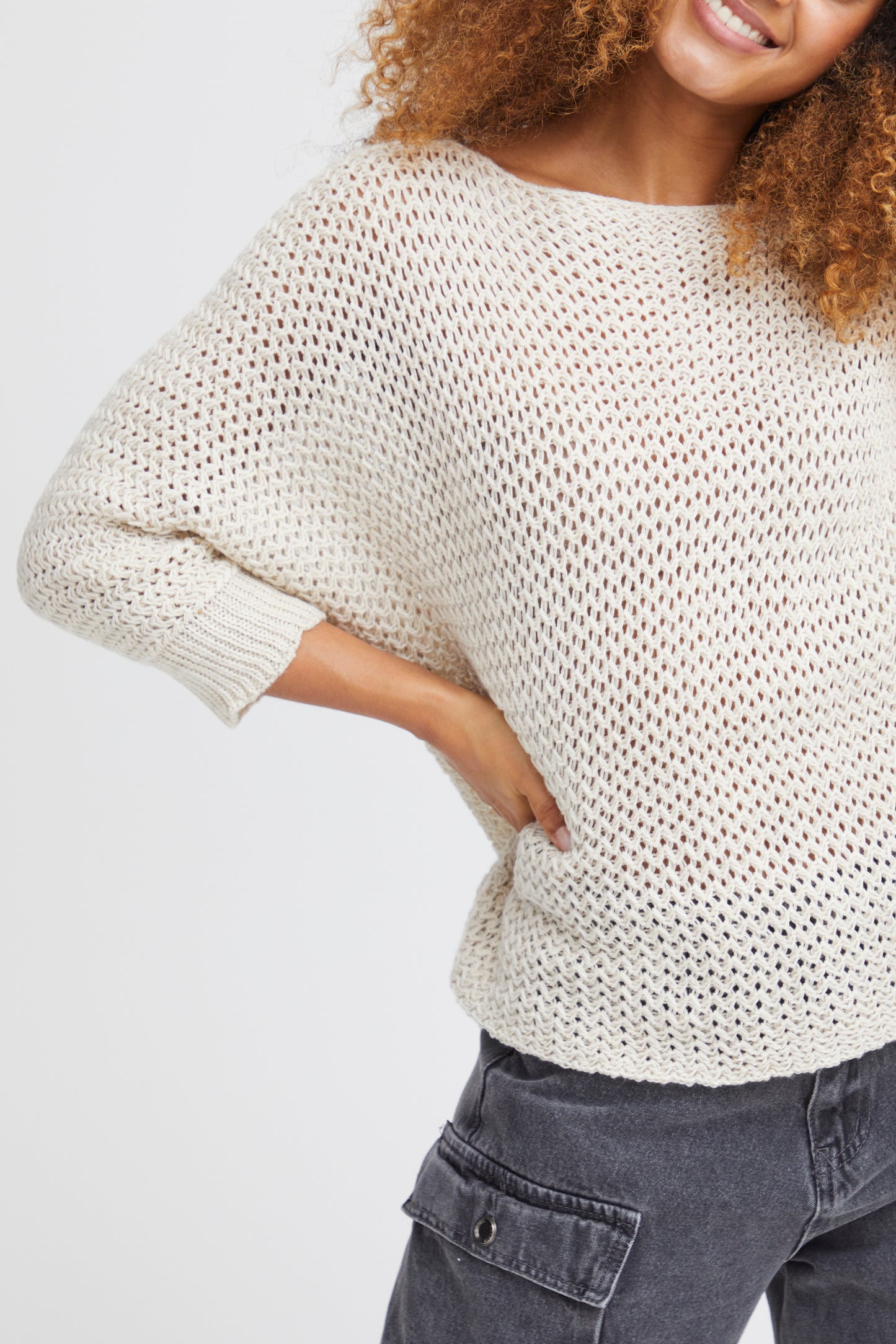 Sorbet Carly Sweater - Antique white