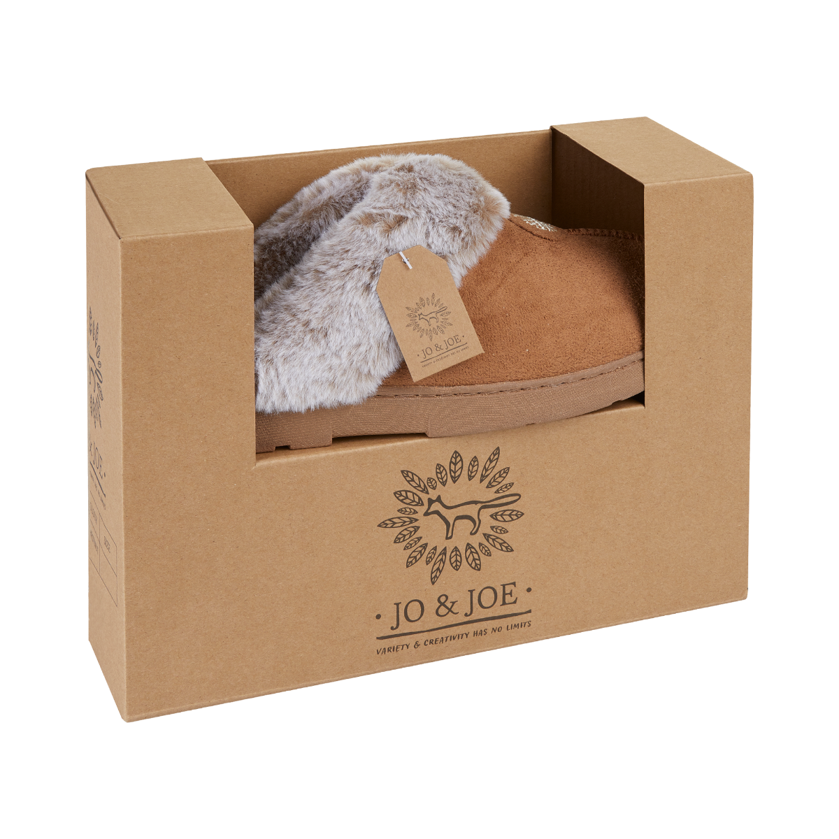 Jo & Joe Splendour Mule Slippers - Tan