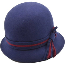 Load image into Gallery viewer, Winter Cloche Hat - Black or Blue