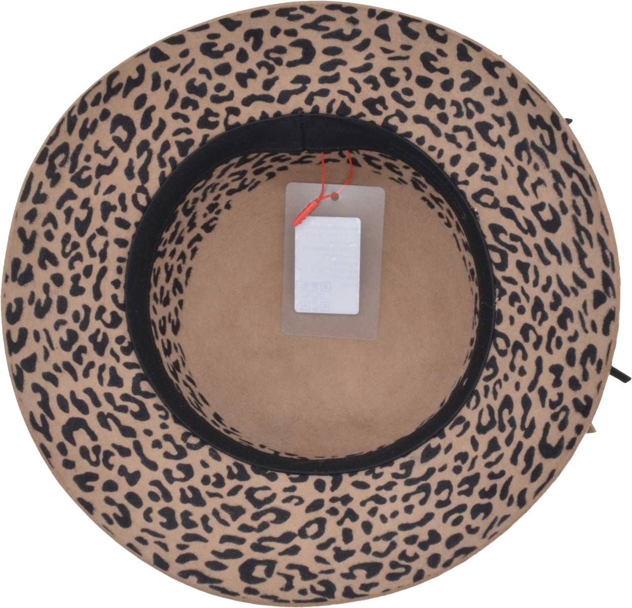 Winter Cloche Hat - Leopard Beige