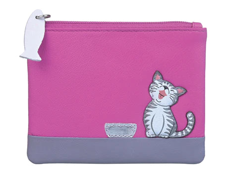 Mala Leather Ziggy Cat Coin Purse