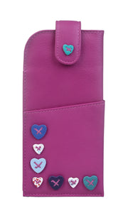 Mala Leather Lucy Glasses Case - Choice of colours