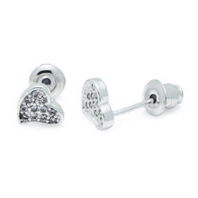 Load image into Gallery viewer, Life Charms Heart Silver Earrings