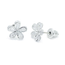 Load image into Gallery viewer, Life Charms Flower Silver Earrings
