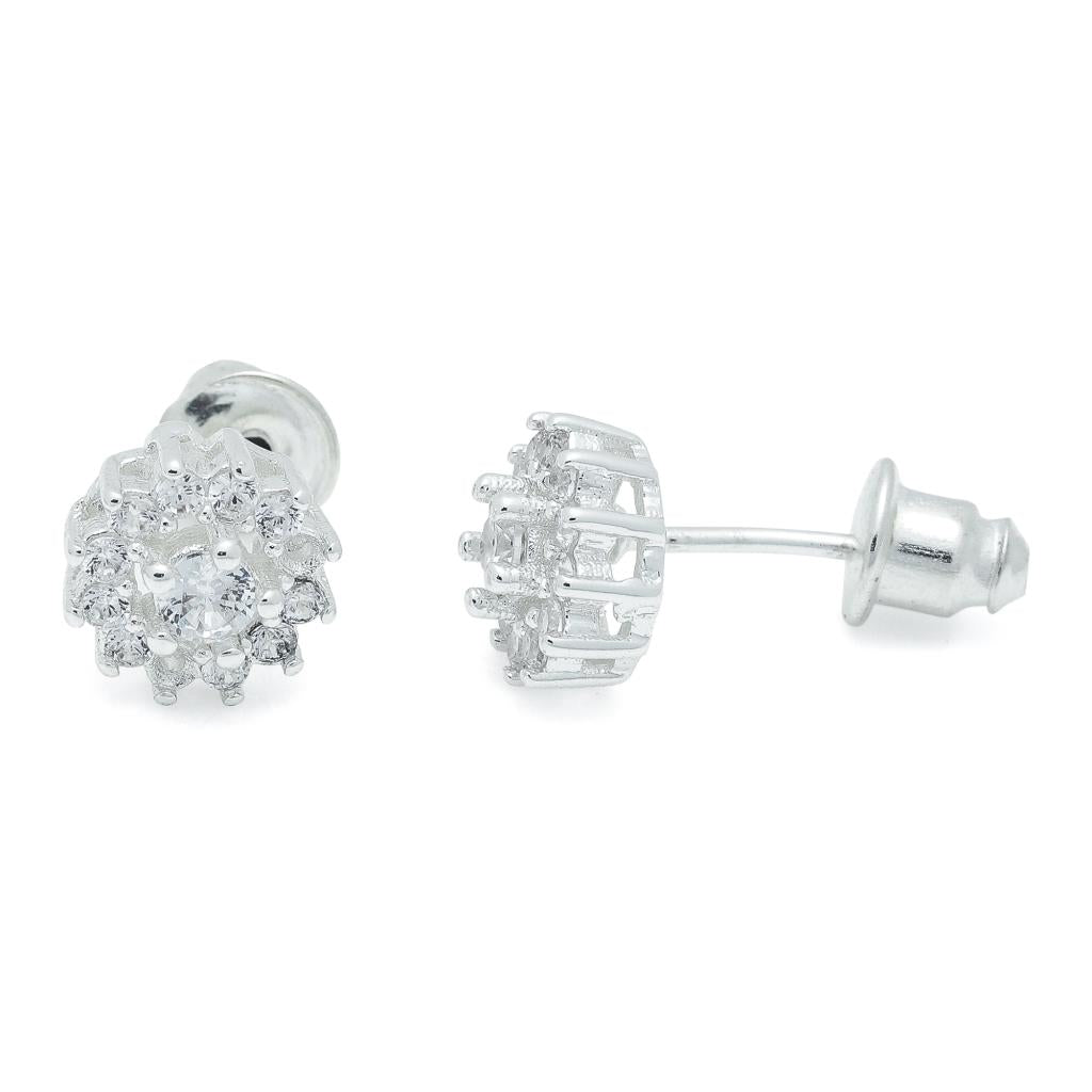 Life Charms Royal Silver Earrings