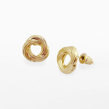Load image into Gallery viewer, Life Charms Gold Knot Earrings