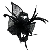 Load image into Gallery viewer, Small Simanay Clip-On Fascinator with Feathers