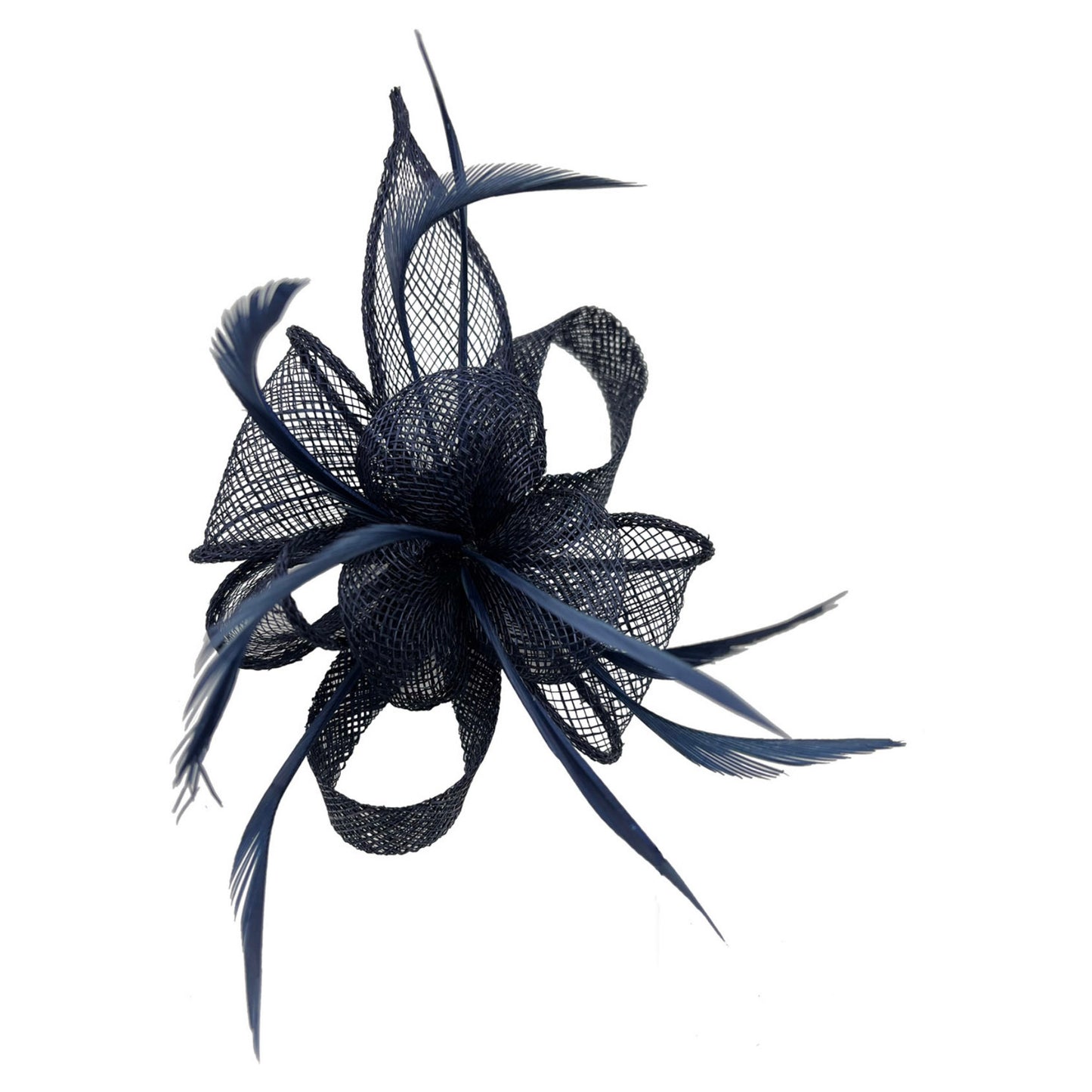 Small Simanay Clip-On Fascinator with Feathers