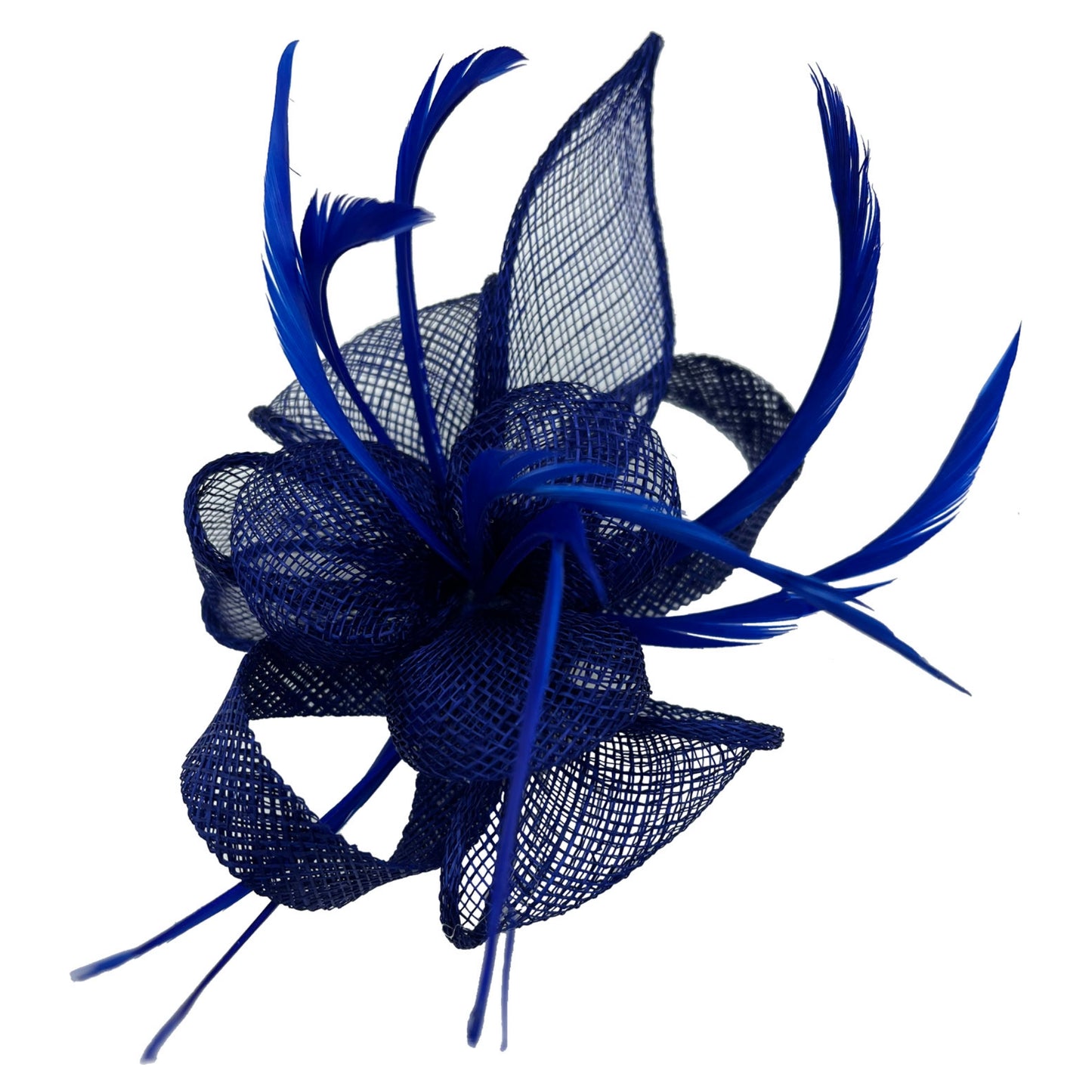 Small Simanay Clip-On Fascinator with Feathers