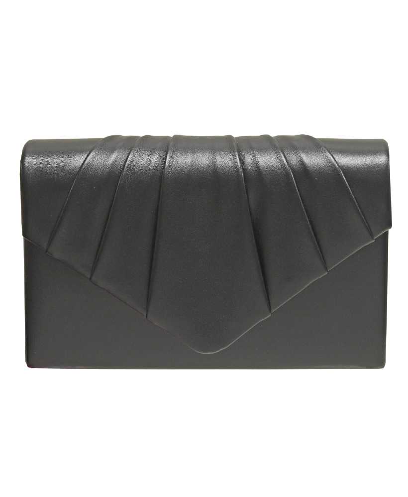 Envy Pleated Flapover Clutch Bag - Choice of Colours