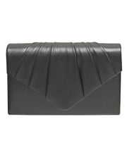Load image into Gallery viewer, Envy Pleated Flapover Clutch Bag - Choice of Colours
