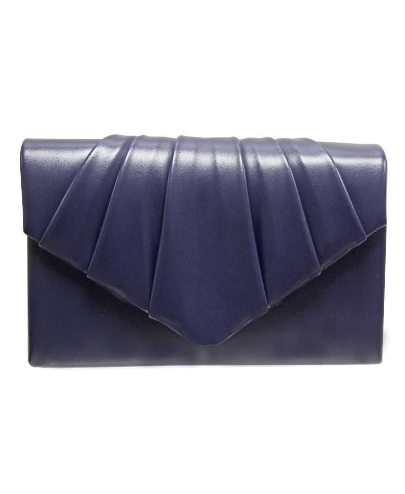 Envy Pleated Flapover Clutch Bag - Choice of Colours