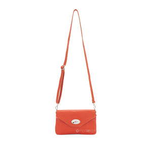 Katy Italian Textured Leather Clutch Bag - Choice of colours