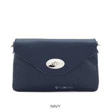 Load image into Gallery viewer, Katy Italian Textured Leather Clutch Bag - Choice of colours