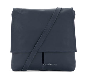 Elena Italian Leather Flap Bag - Choice of colours