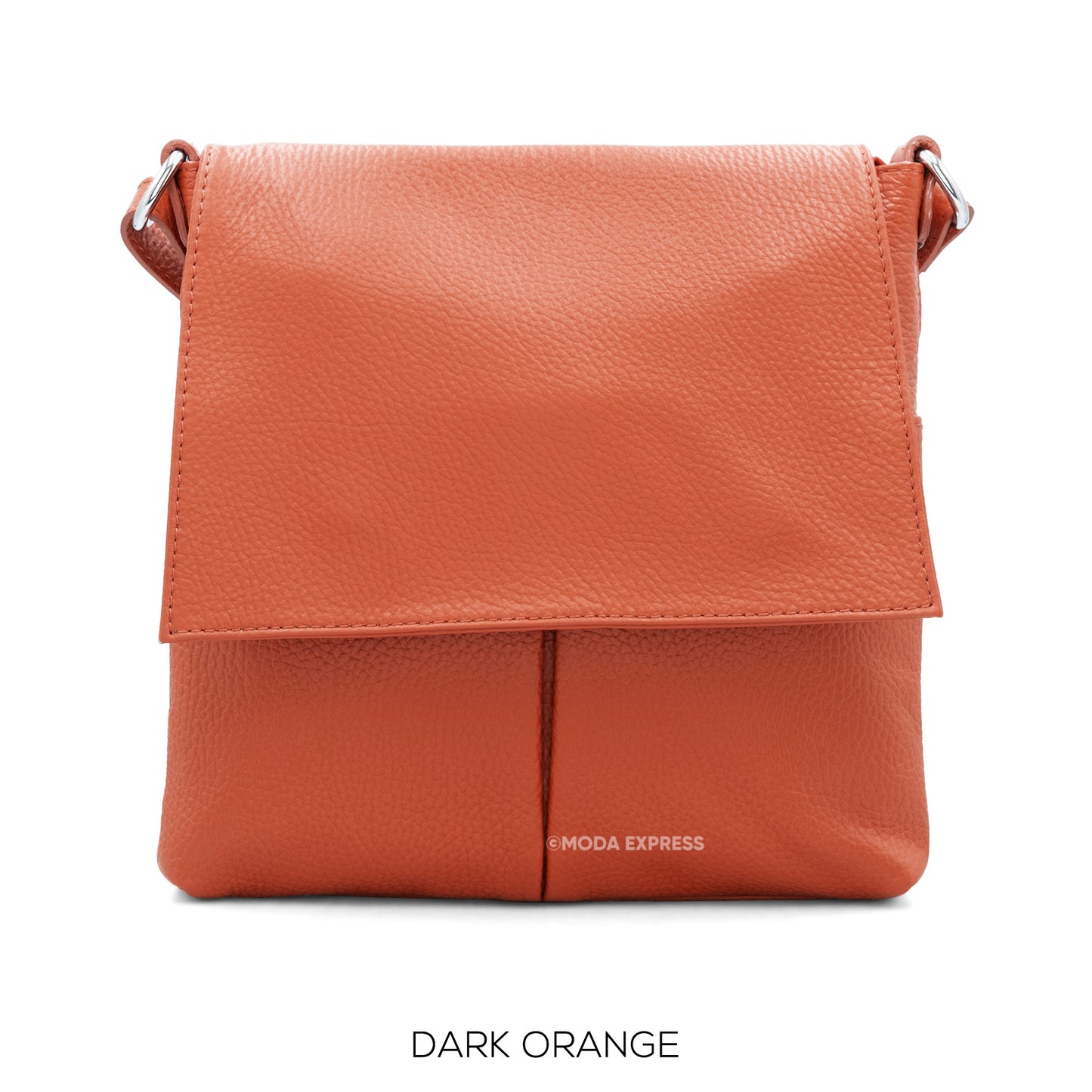 Elena Italian Leather Flap Bag - Choice of colours