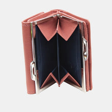 Load image into Gallery viewer, Prime Hide Leather Short Clip-Frame Purse - Navy