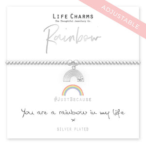 Life Charms Rainbow Bracelet