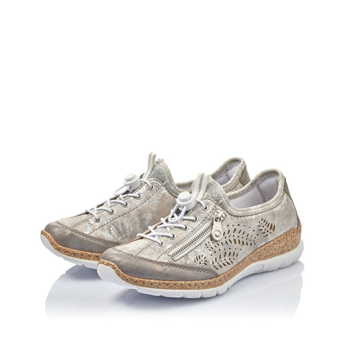 Rieker Slip-On Shoes/ Trainers N42K6 - Metallic Silver