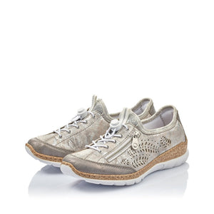 Reiker Slip-On Shoe N42K6 - Metallic Silver Grey